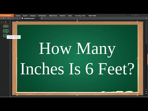 How Many Inches Are In 6 Ft?