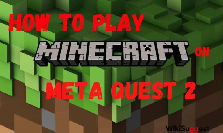 How to play Minecraft on meta quest 2