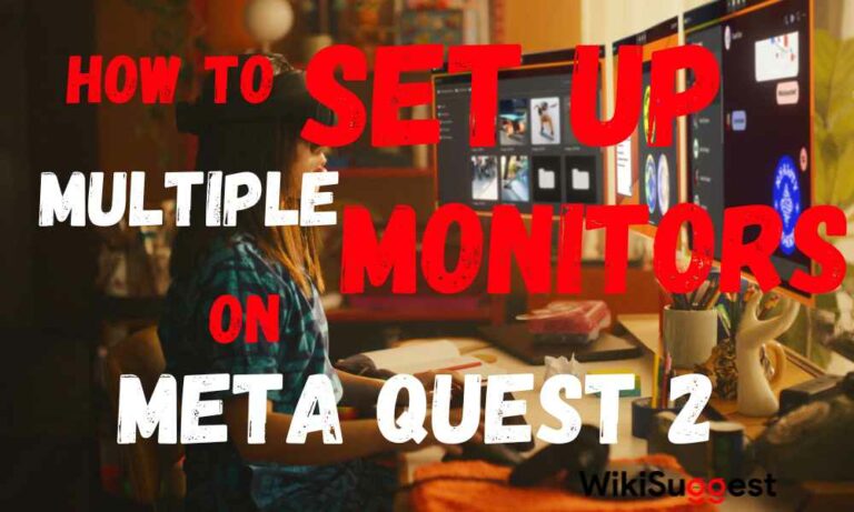 How to set up multiple monitors on Meta Quest 2
